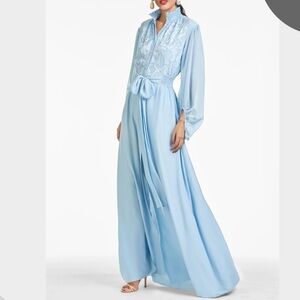 Sachin + Babi Light Blue Maxi Dress
